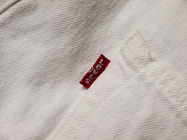 Levi's リーバイス 501CT デニムパンツ 白 正規品 W30 18173-0004 カスタマイズドテーパード ホワイトジーンズ の画像6