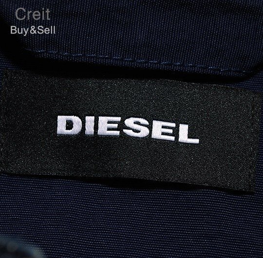 D159■良品人気モデル★dieselディーゼルナイロンライダースジャケットブルゾンSの画像3