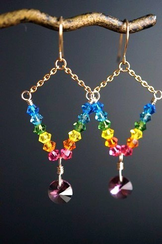 K14GF ピアス 1141　Amulet 7色のお守り 「アミュレット」 amulet