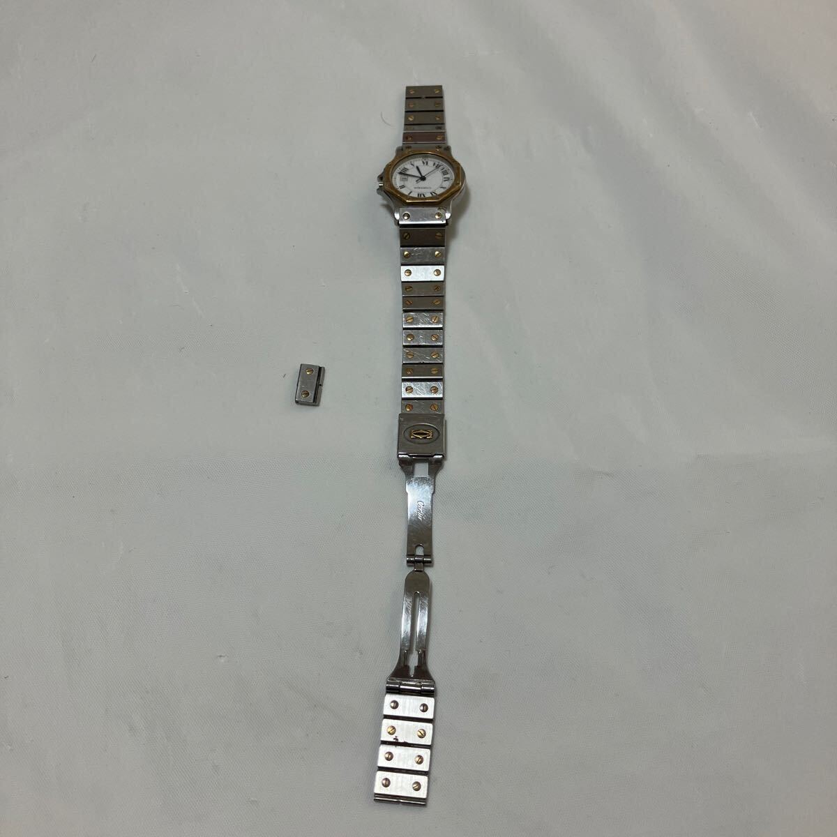 Cartier サントス オクタゴン 腕時計 ジャンクの画像2