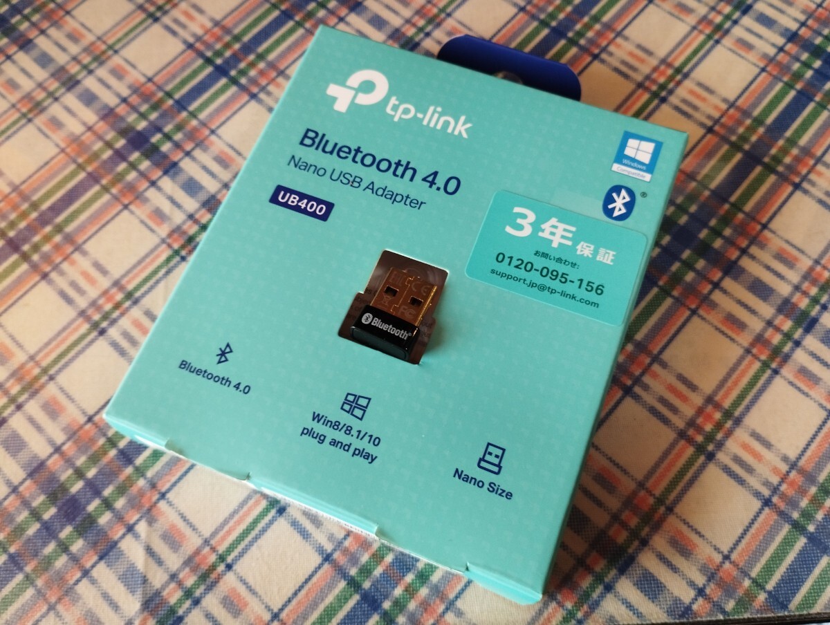  tp-link Bluetooth 4.0 ナノUSBアダプター USB400 【動作中古美品】元箱有り の画像4