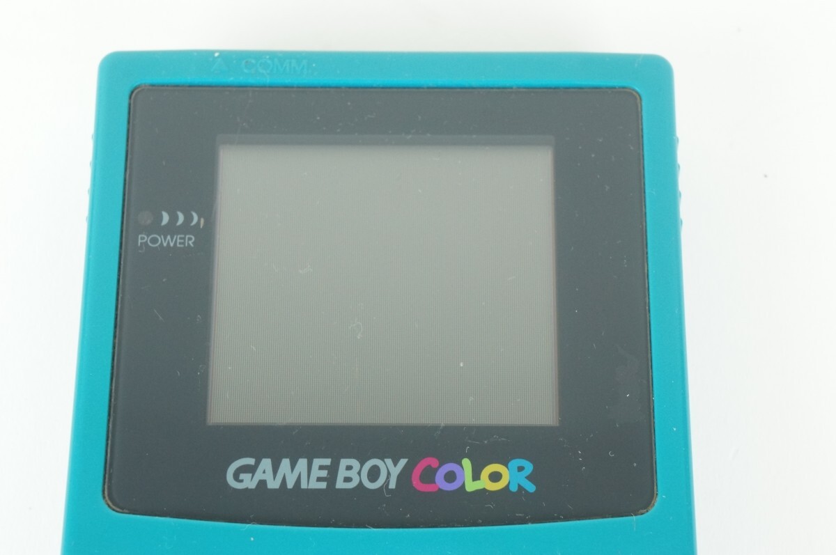 【動作品】 ゲームボーイ カラー ブルー 本体 Nintendo 任天堂 GBC 中古 3の画像3