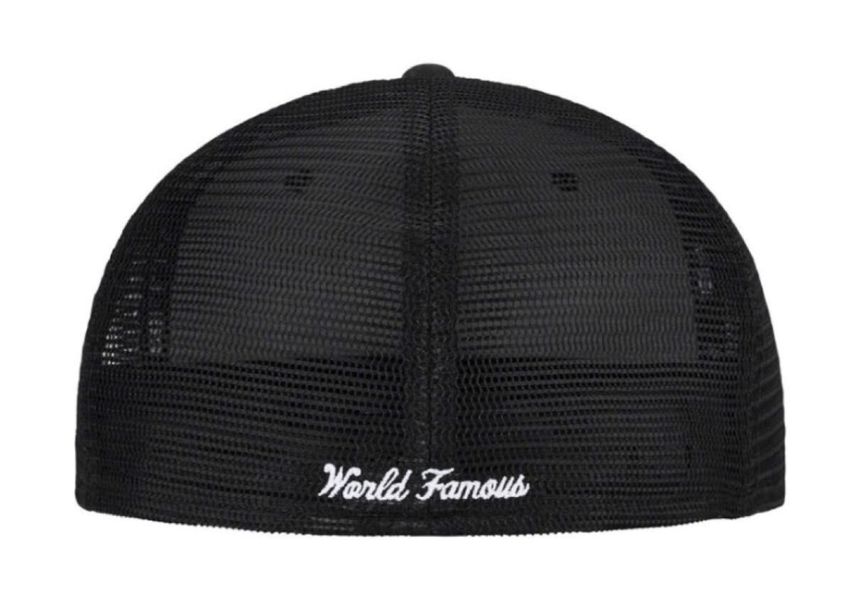 【新品未使用】23SS NEW ERA Supreme Mesh BOX LOGO キャップ 7 1/4 BLACK 黒