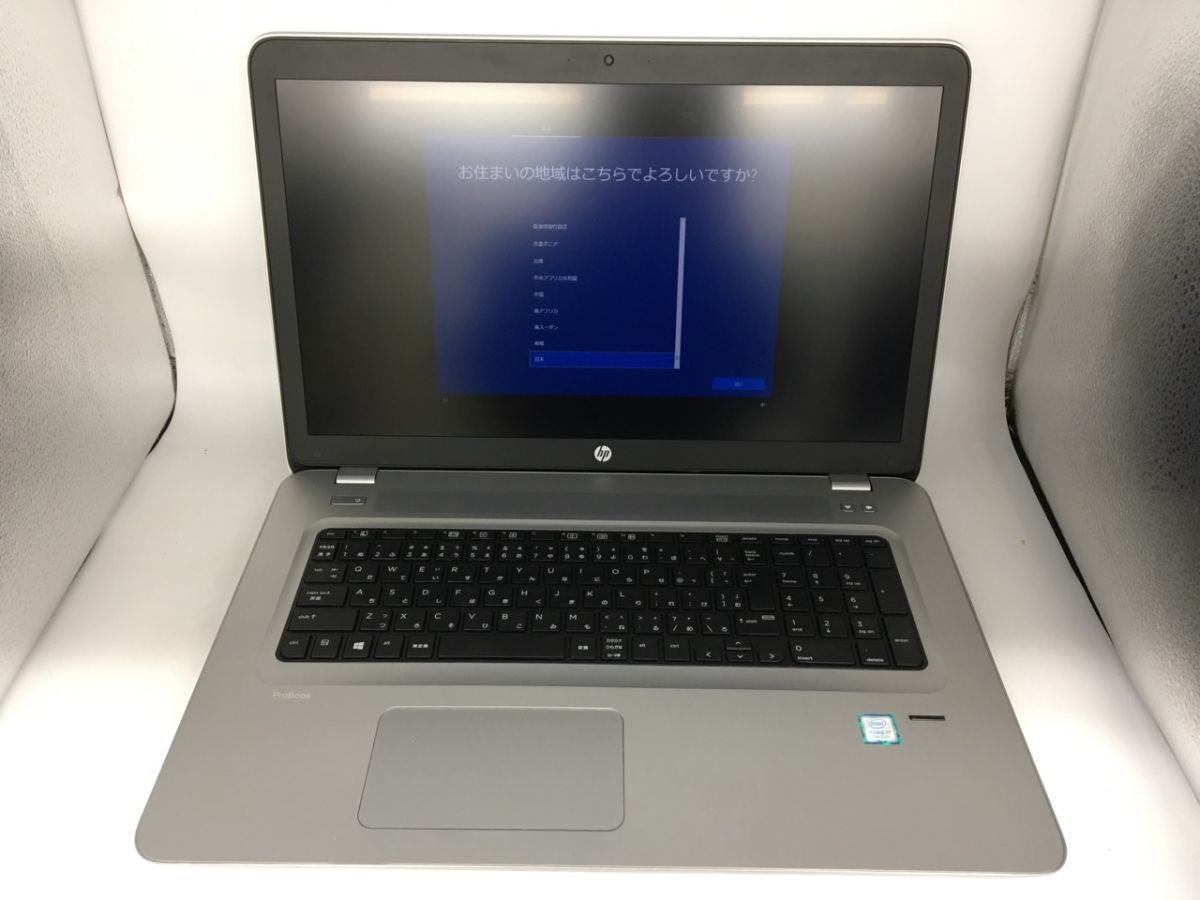 0402-101TM0 ノートパソコン HP ProBook 470 G4 ノートブック PC　Core i7　初期化OK_画像2
