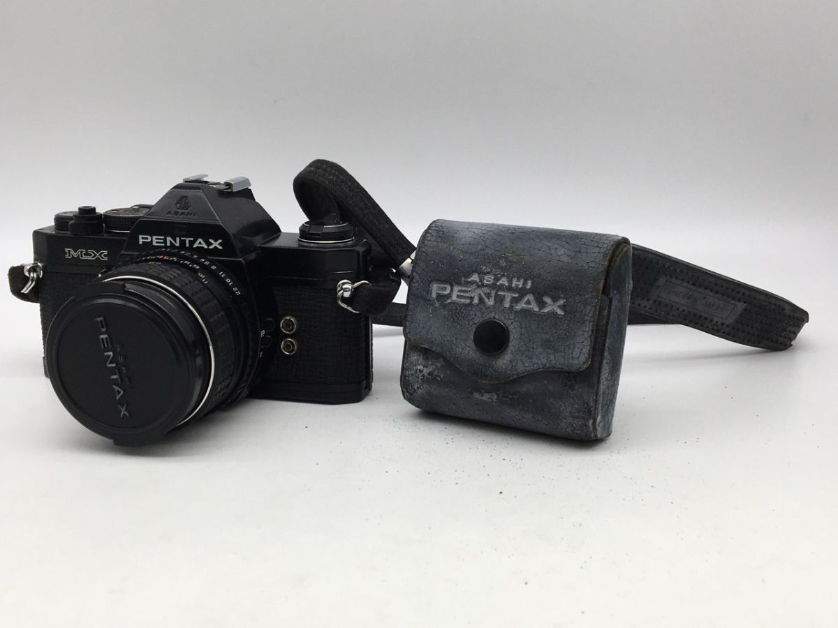 0501-210MK?6158 カメラ シャッター◯ PENTAX ペンタックス MX / レンズ smc 1:1.4 50mm / ボディ ブラック 撮影機器の画像1