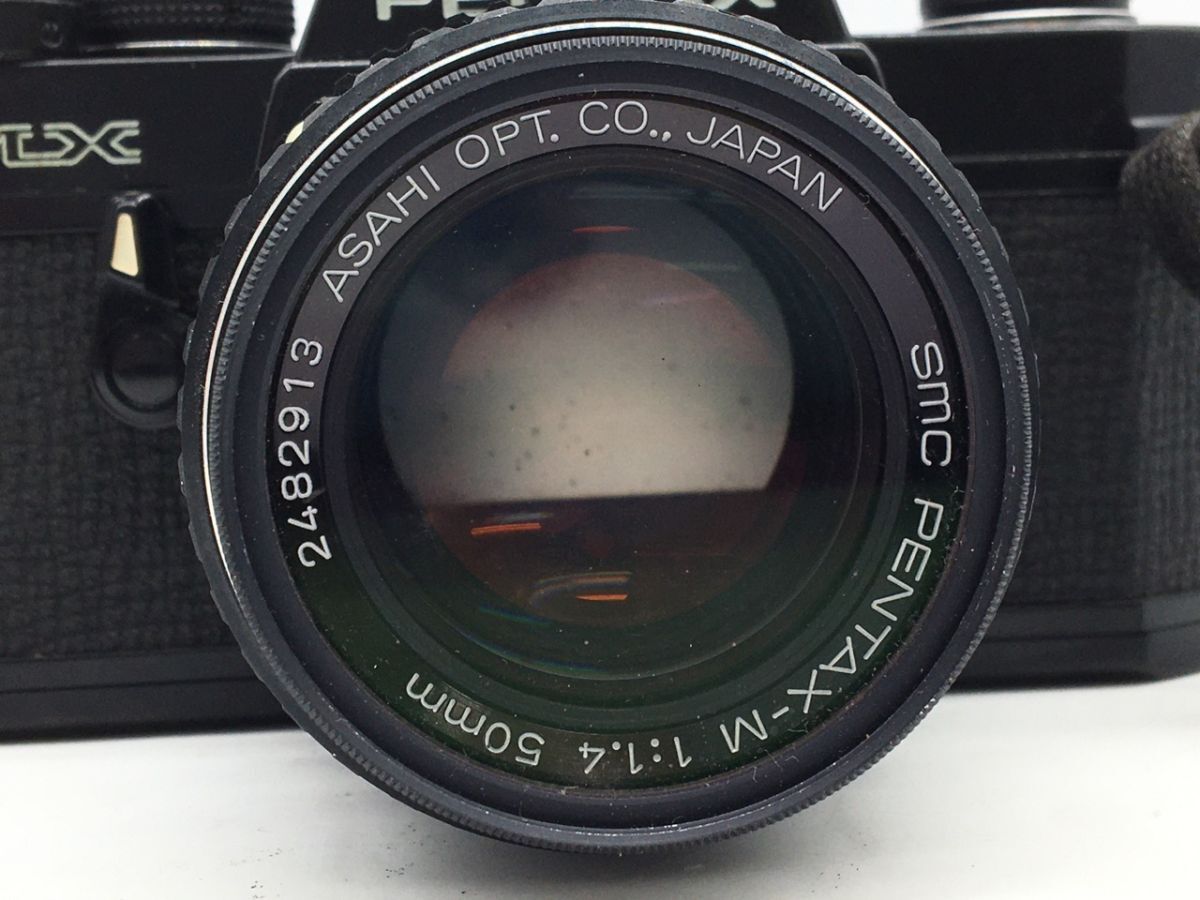 0501-210MK?6158 カメラ シャッター◯ PENTAX ペンタックス MX / レンズ smc 1:1.4 50mm / ボディ ブラック 撮影機器の画像4