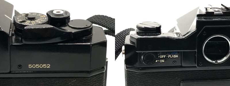 0403-113T⑨6113 フィルムカメラ CANON キャノン F-1 シャッター◯ レンズ FD 55mm 1:1.2 S.S.C. 人気 撮影機器の画像7