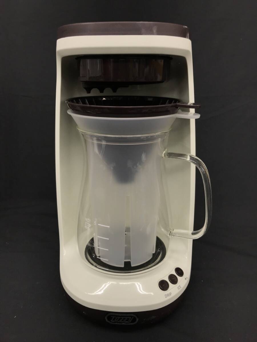 0402-119T⑨5947 コーヒーメーカー LADONNA ラドンナ K-CM10 Toffy HOT&ICE ハンドドリップ ホットアイスコーヒーの画像2