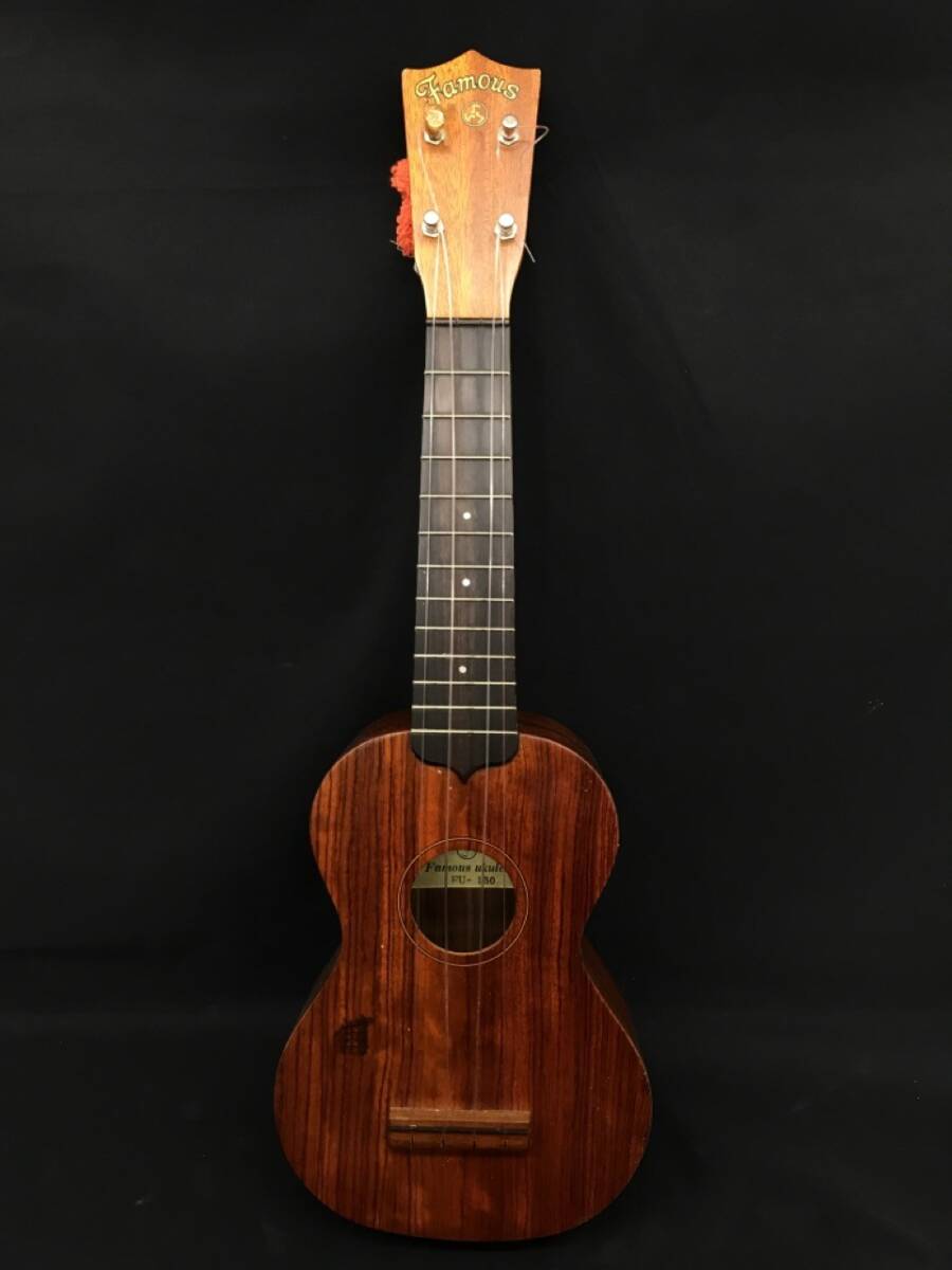 0403-111T?6081 ウクレレ Famous FU-150 ukulele 弦楽器 音楽 ミュージック 演奏アイテムの画像1