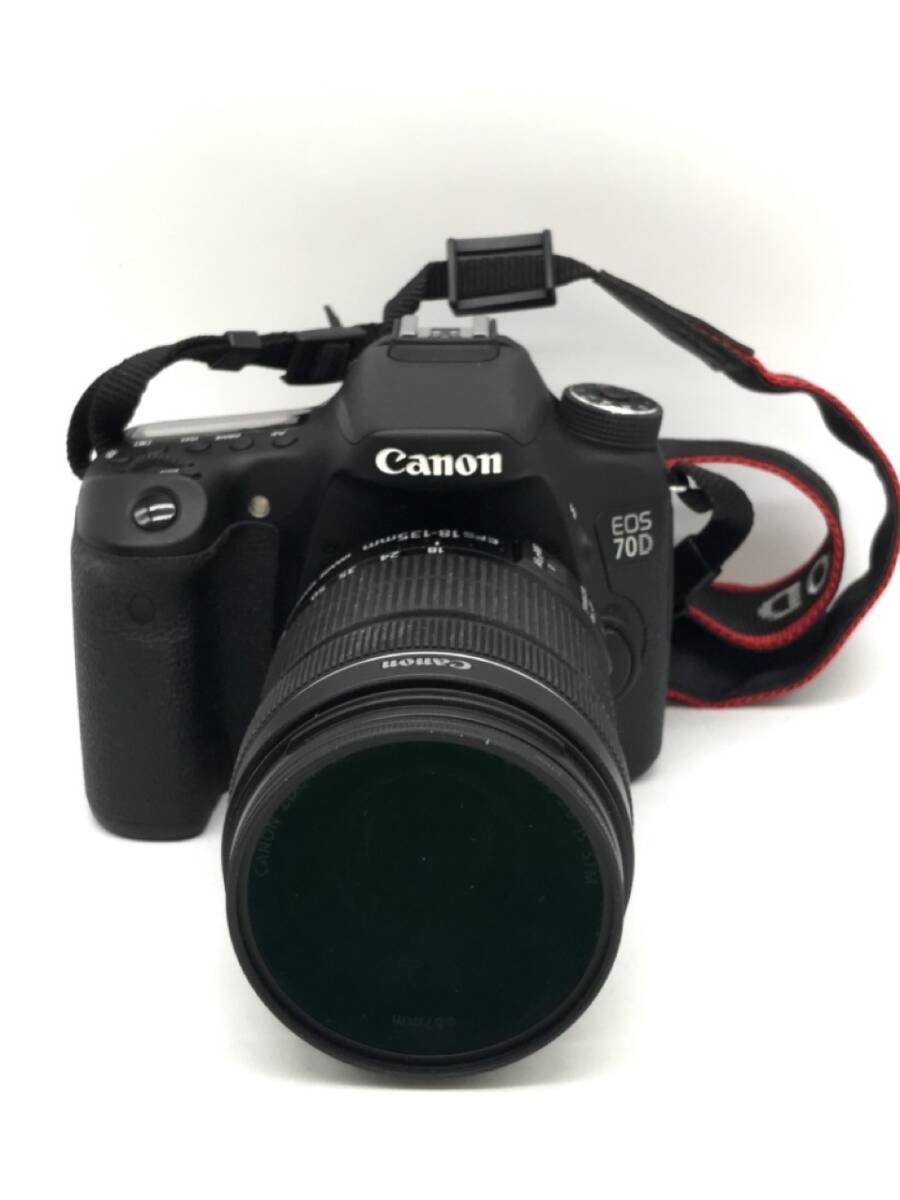 0404-116T①23247 デジタル一眼レフカメラ Canon キャノン EOS70D レンズ EF-S 18-135mm 1:3.5-5.6 IS STM,35-135mm,28-80mm 充電器無_画像2