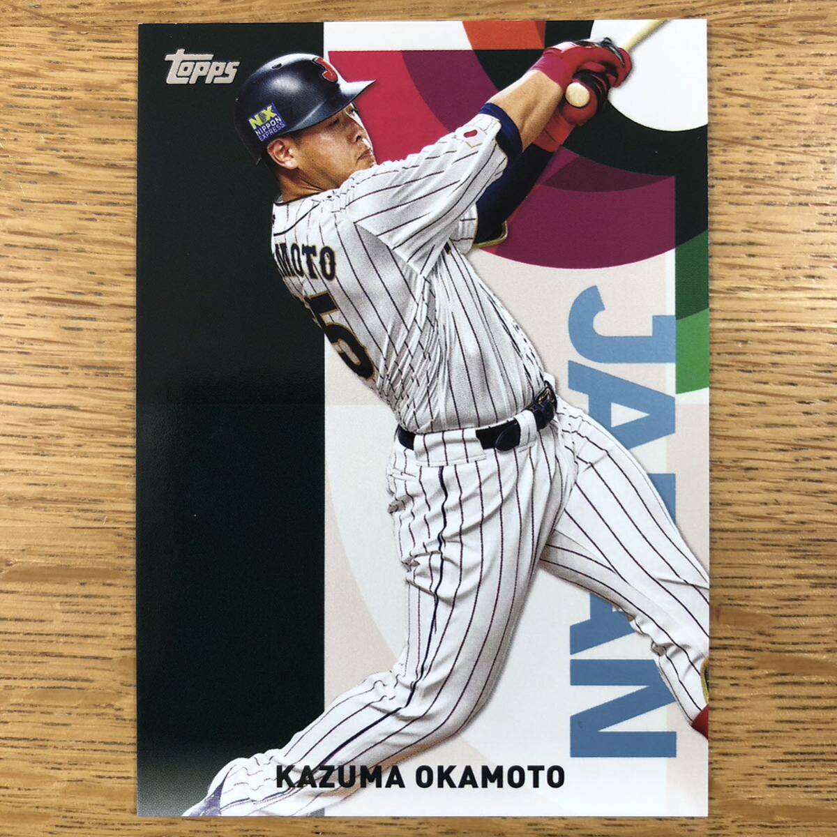 【WBC-6 Kazuma Okamoto 岡本和真 読売ジャイアンツ】2023 Topps MLB Baseball JAPAN SPECIAL EDITION/World Baseball Classic WBC_画像1