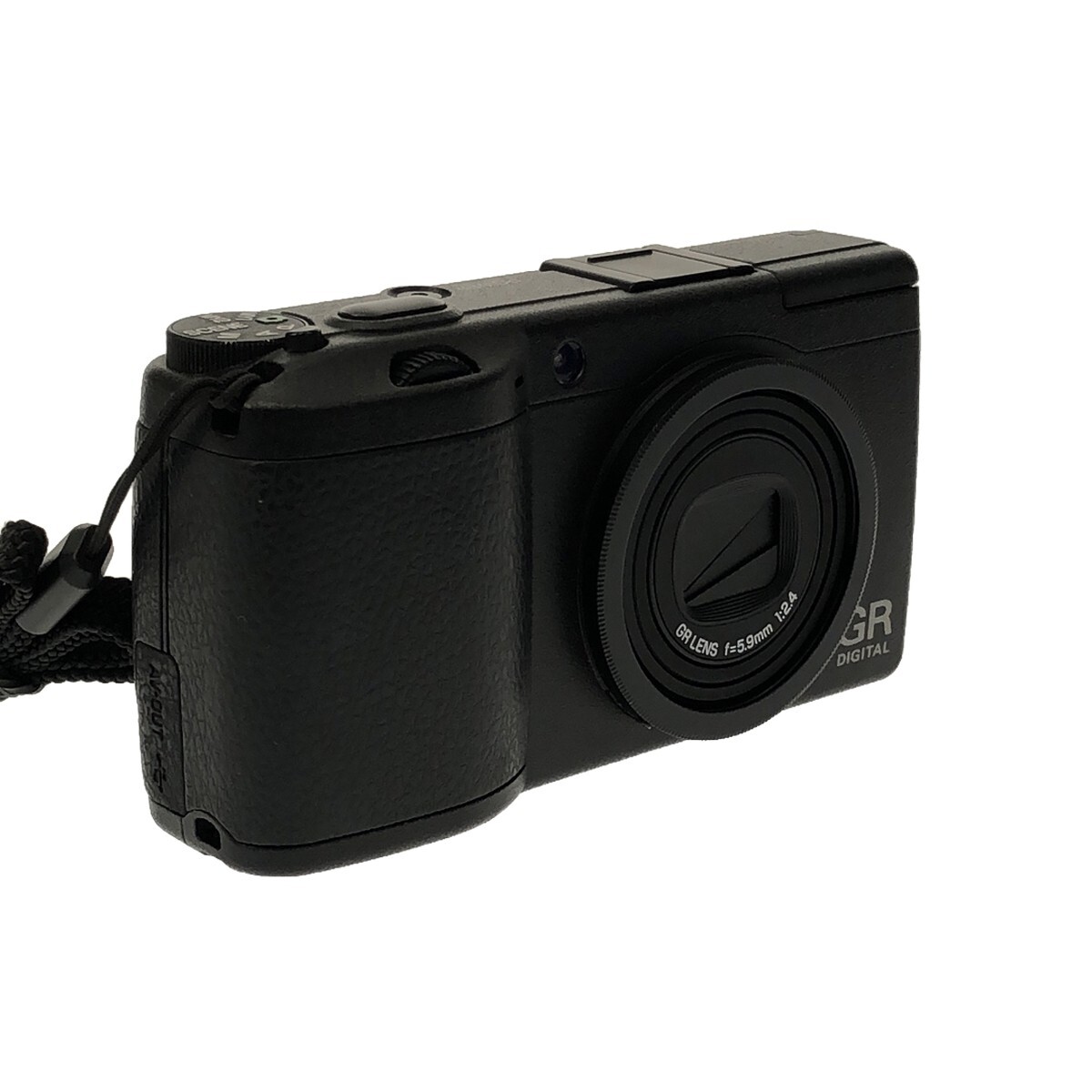 【動作品】RICOH GR DIGITAL II 5.9mm F2.4 ブラック リコー 1001万画素 単焦点レンズ 充電器 バッテリー2個付 人気機種 デジカメ C4004_画像3