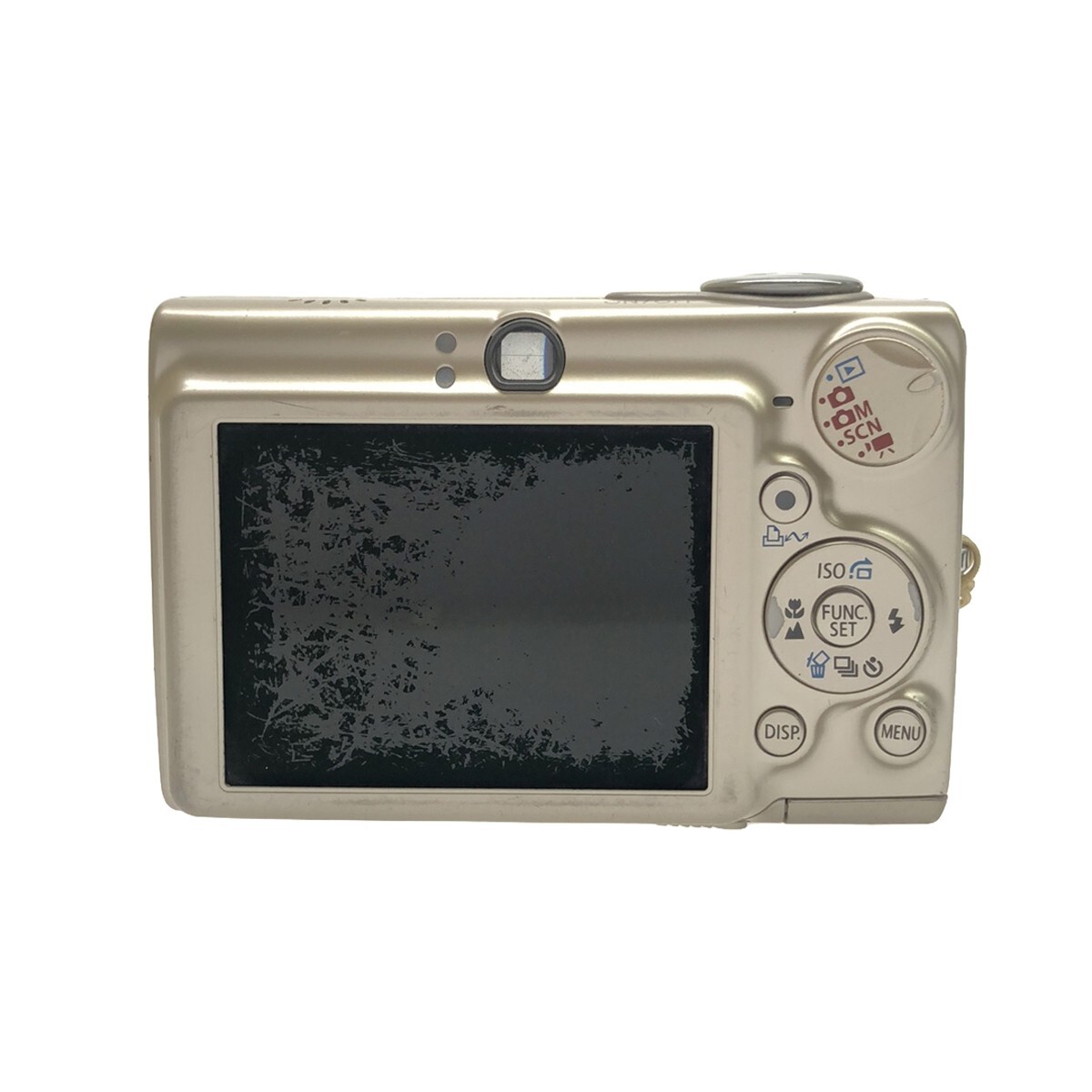 【動作品】Canon IXY DIGITAL 700 PC1169 ゴールド 7.7-23.1mm F2.8-4.9 710万画素 光学4倍ズーム デジカメ バッテリー 充電器付属 C4005の画像5