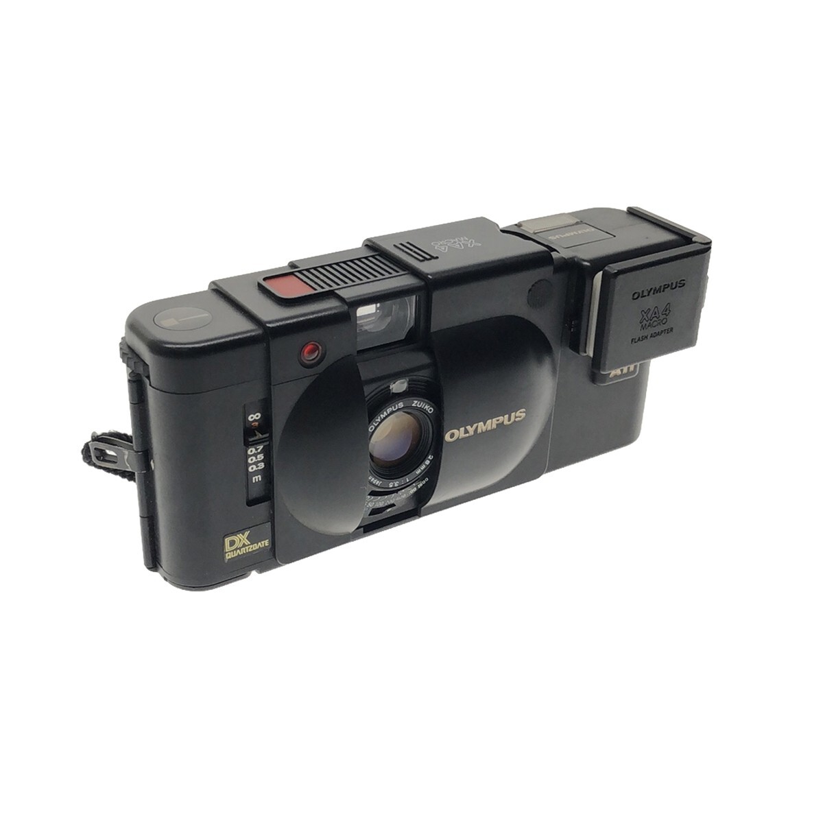 【ジャンク】OLYMPUS XA4 MACRO 28mm F3.5 Electronic Flash A11 ストロボ コンパクトフィルムカメラ 通電不可 オリンパス 現状品 C4010の画像2