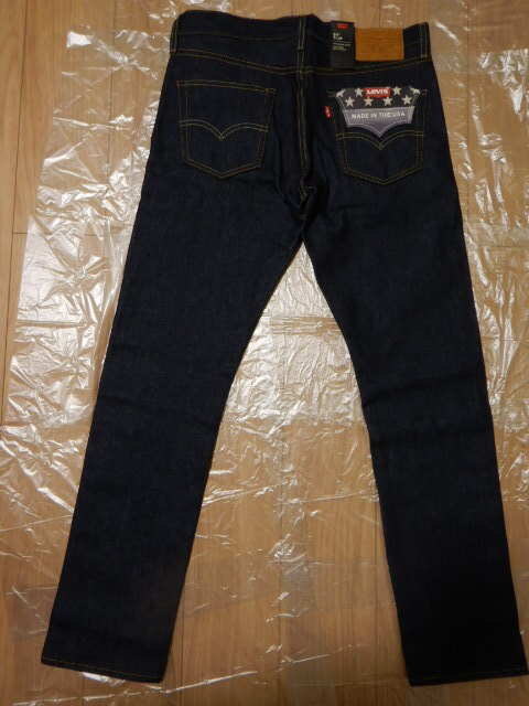  【新品】リーバイス Levi's 511 W30 L32 米国製 USA リジッド 赤耳 04511 2596 BIG E【送料無料】_画像4