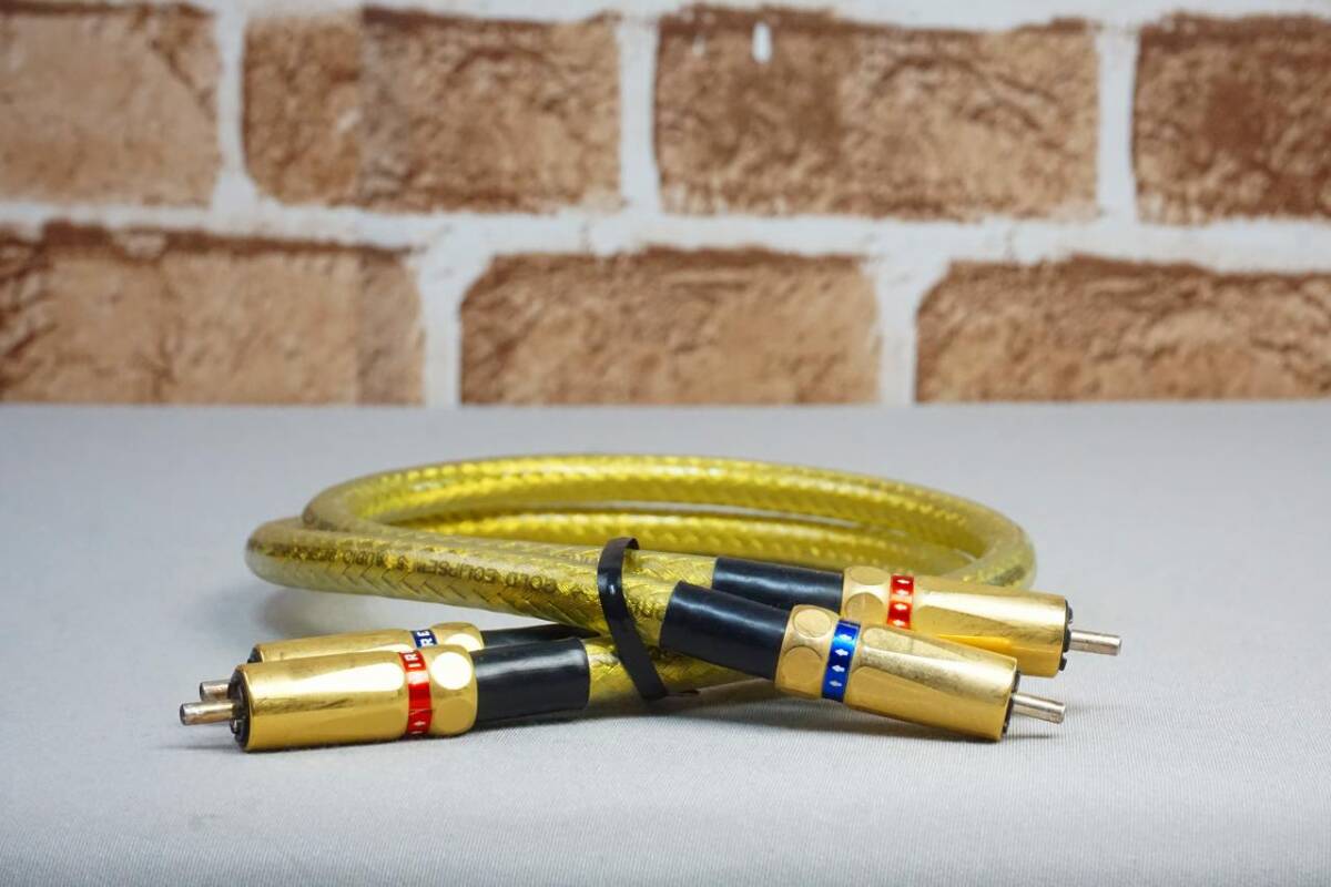 WIREWORLD wire world GOLD ECLIPSE 5-2 RCA cable regular price 170500 jpy. high purity silver line top class model 