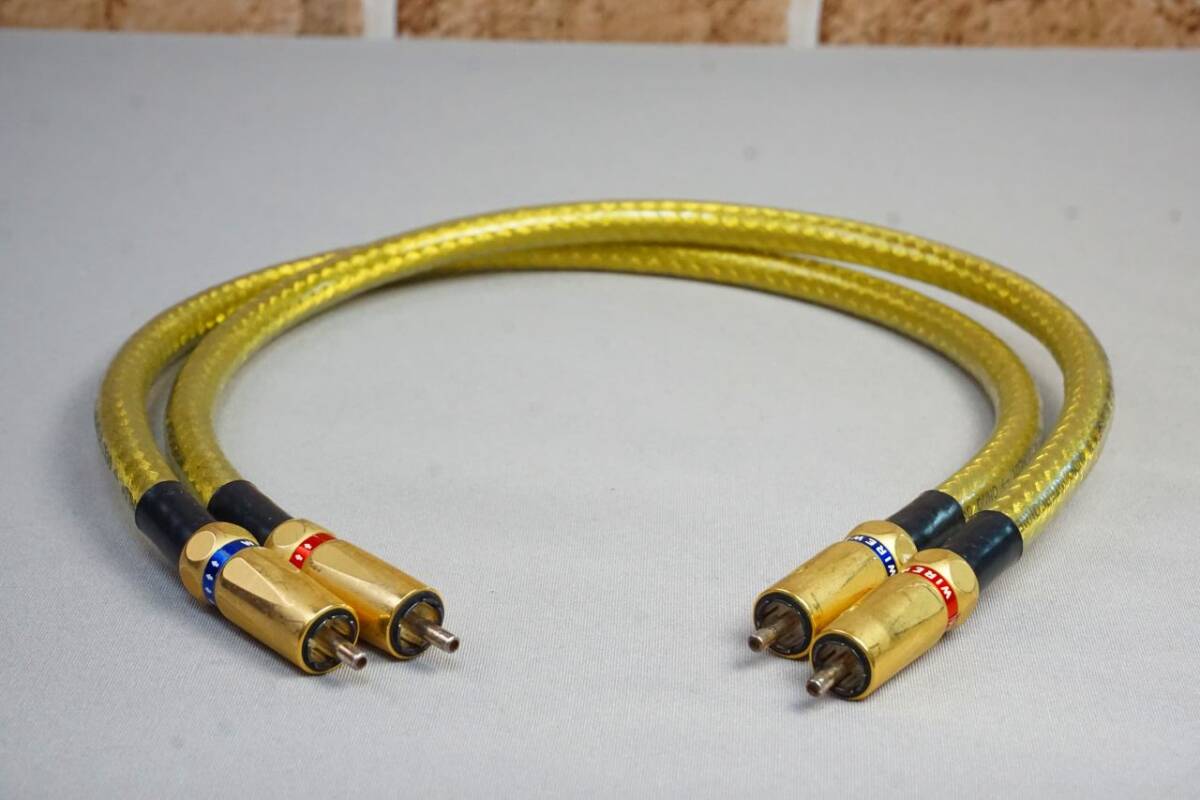 WIREWORLD wire world GOLD ECLIPSE 5-2 RCA cable regular price 170500 jpy. high purity silver line top class model 