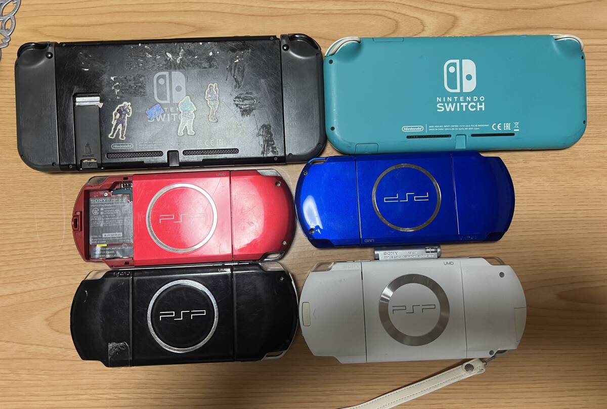 ゲーム機 6台 switch psp ソニー 任天堂 まとめ ジャンク_画像2