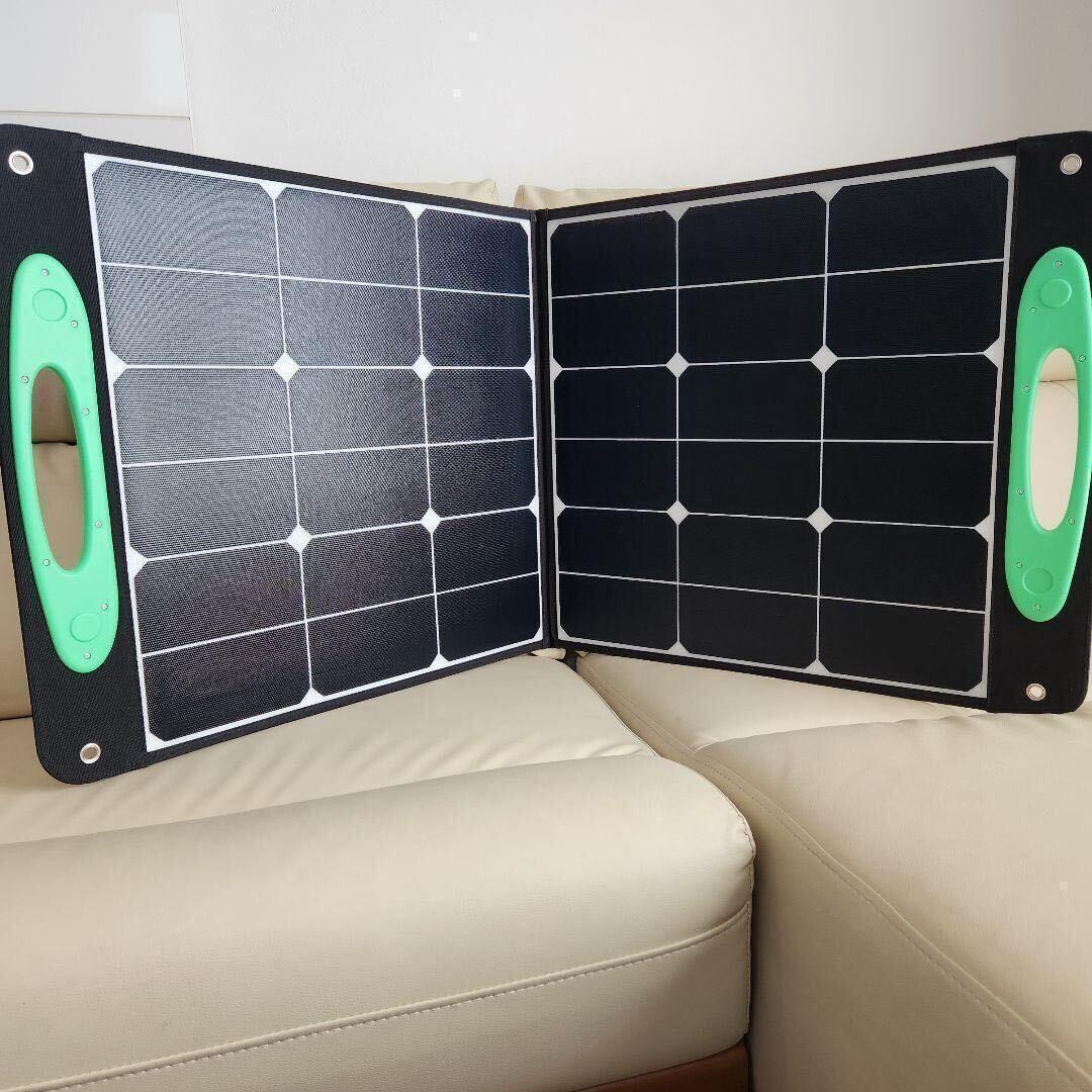 ソーラーパネル ポータブル電源 災害 アウトドア 防災 100w 太陽光発電の画像2