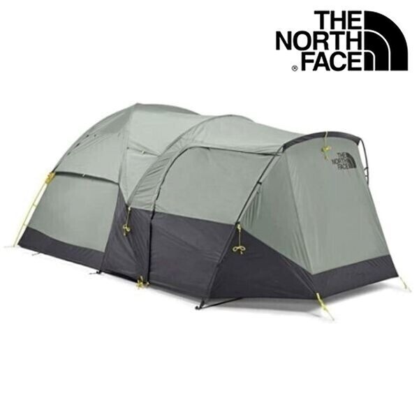 1円～!売切!【正規新品】THE NORTH FACE WAWONA 6-PERSON TENT テント ワオナ US限定 日本未発売 登山 キャンプ(6人用)グレー 緑190308-225の画像3