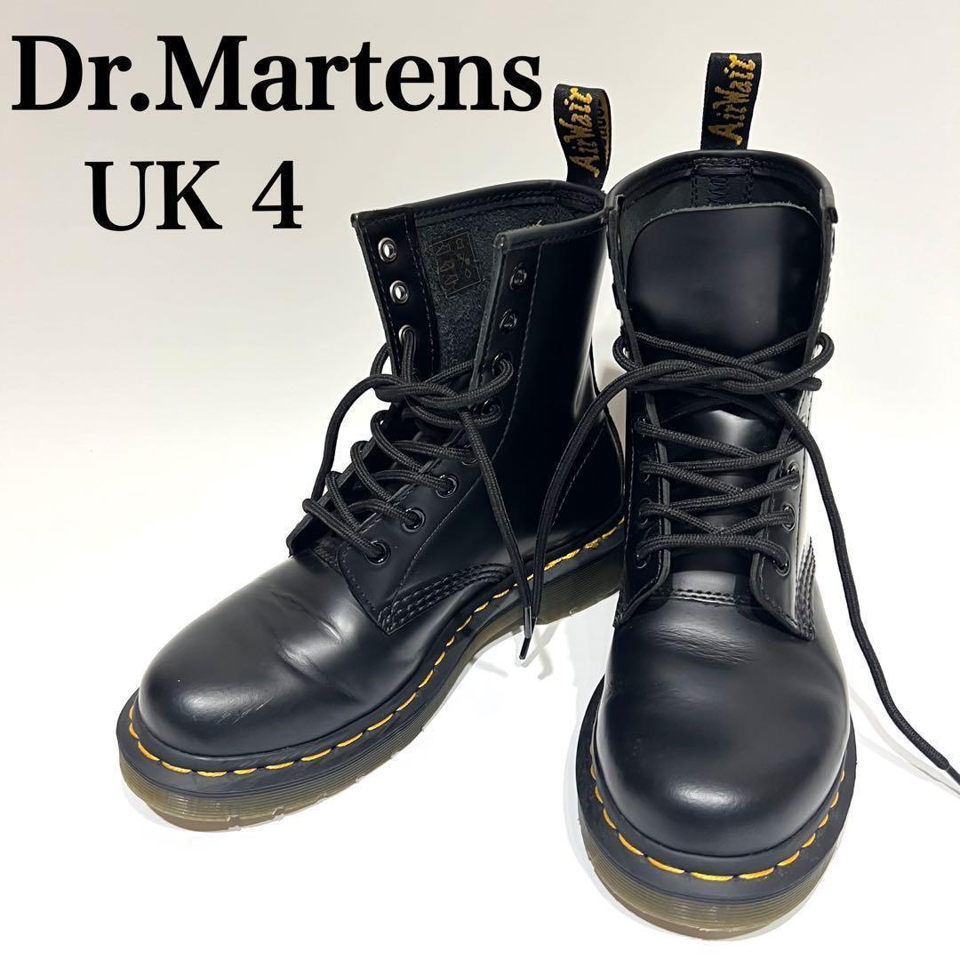 極美品 Dr.Martens ドクターマーチン JADON 厚底 レースアップ 8ホール イエローステッチ UK4の画像1