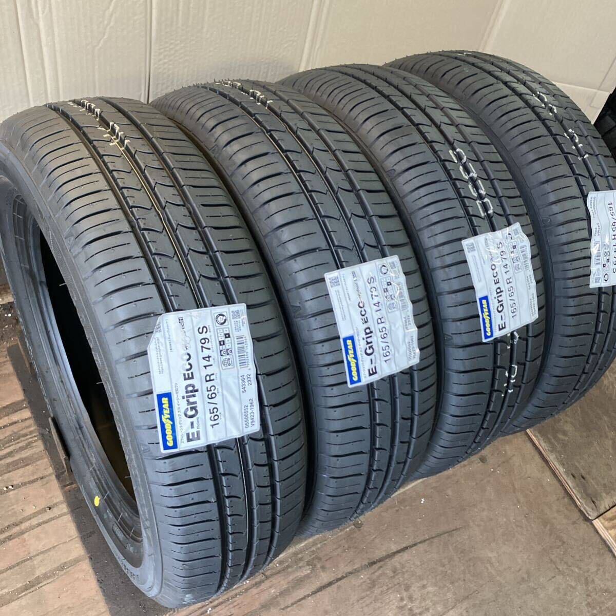 新品! 165/65R14 4本／GY EfficientGrip EG-01 2024年 送料込18200円〜 A4511-42の画像1