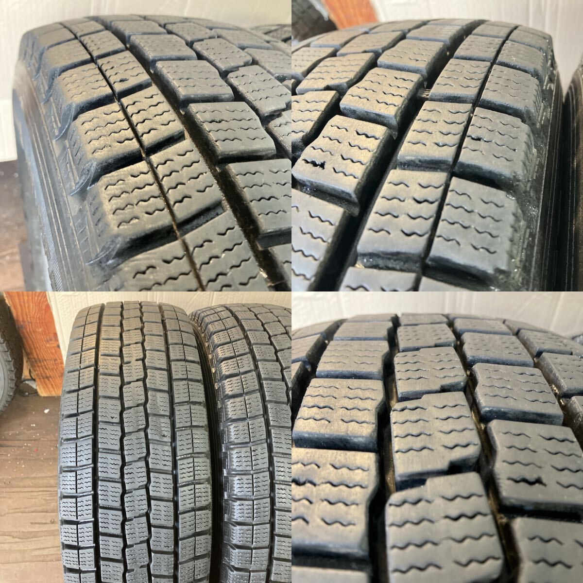 掘り出し物! スタッドレス215/70R15LT 4本／107/105L／DL DSV-01 9分 送料込16800円〜 A4513-80の画像2