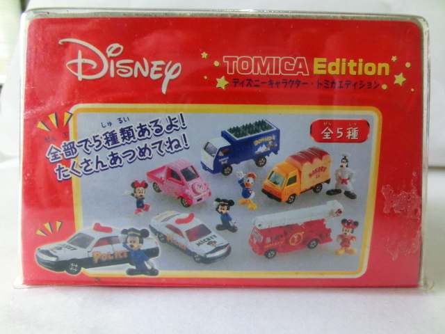 未使用 ミニカー DISNEY ミッキーマウスミニフィギュア付 TOMICA Edition パトカーの画像3