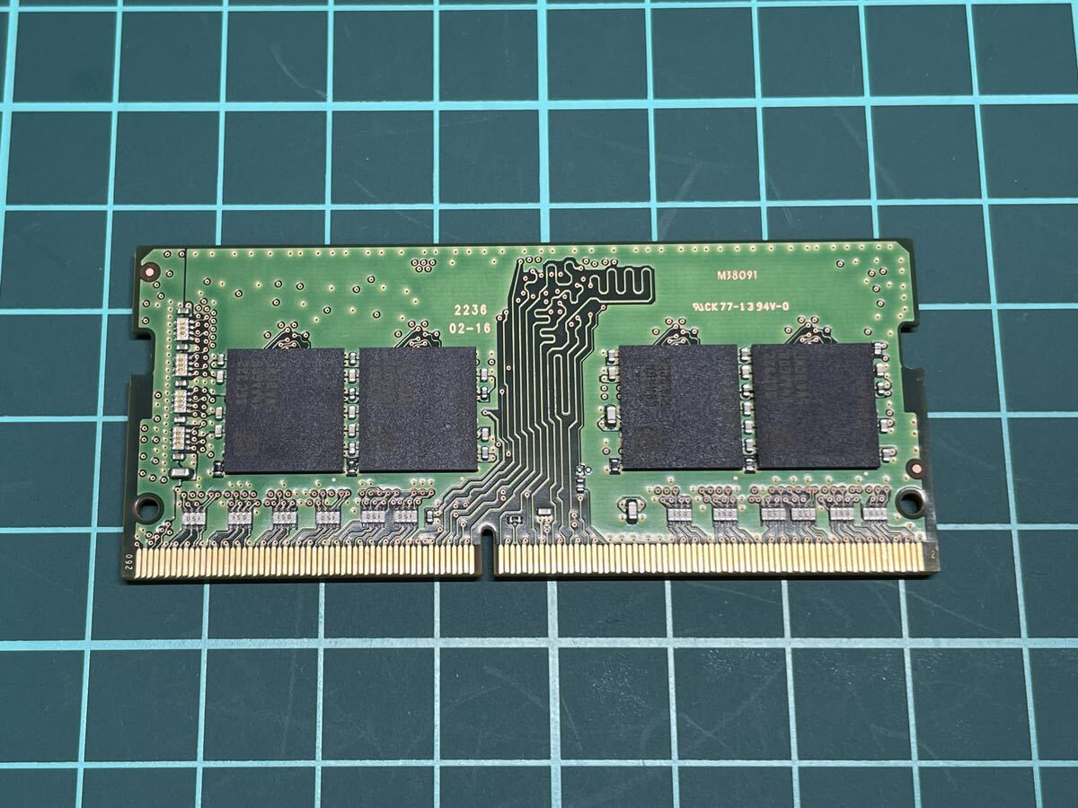 ●ノートパソコン用メモリ DDR4 SAMSUNG PC4-3200AA 16GB 1枚●_画像2