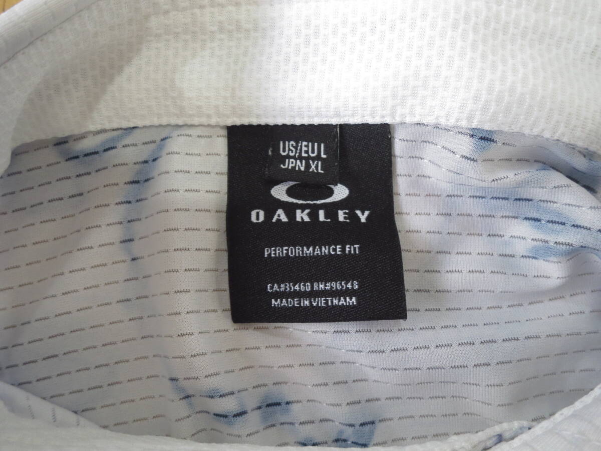 オークリー OAKLEY 半袖ゴルフシャツ XL【USED】の画像3