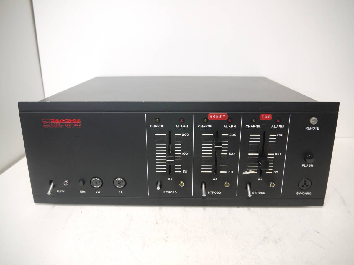 300 COMET ILS-222 ELECTRONIC FLASH コメット ストロボ電源部 スタジオ ストロボ モニターの画像1