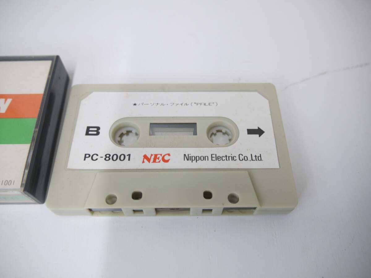 473 NEC PC-8001 デモンストレーション プログラム カセットテープ 現状品の画像7