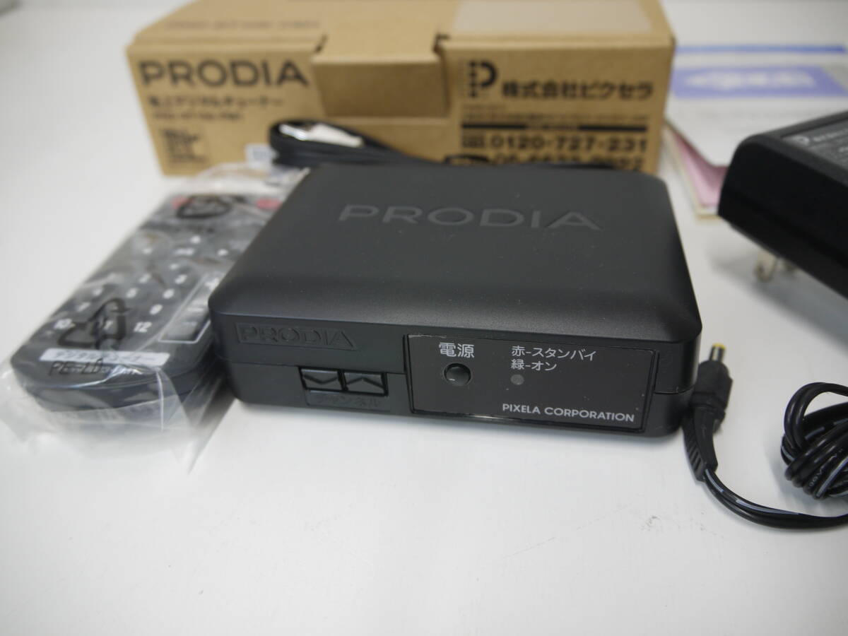 494 прекрасный товар PRODIA наземный цифровой тюнер PRD-BT106-PM1 коробка / руководство пользователя / принадлежности есть цифровой тюнер 