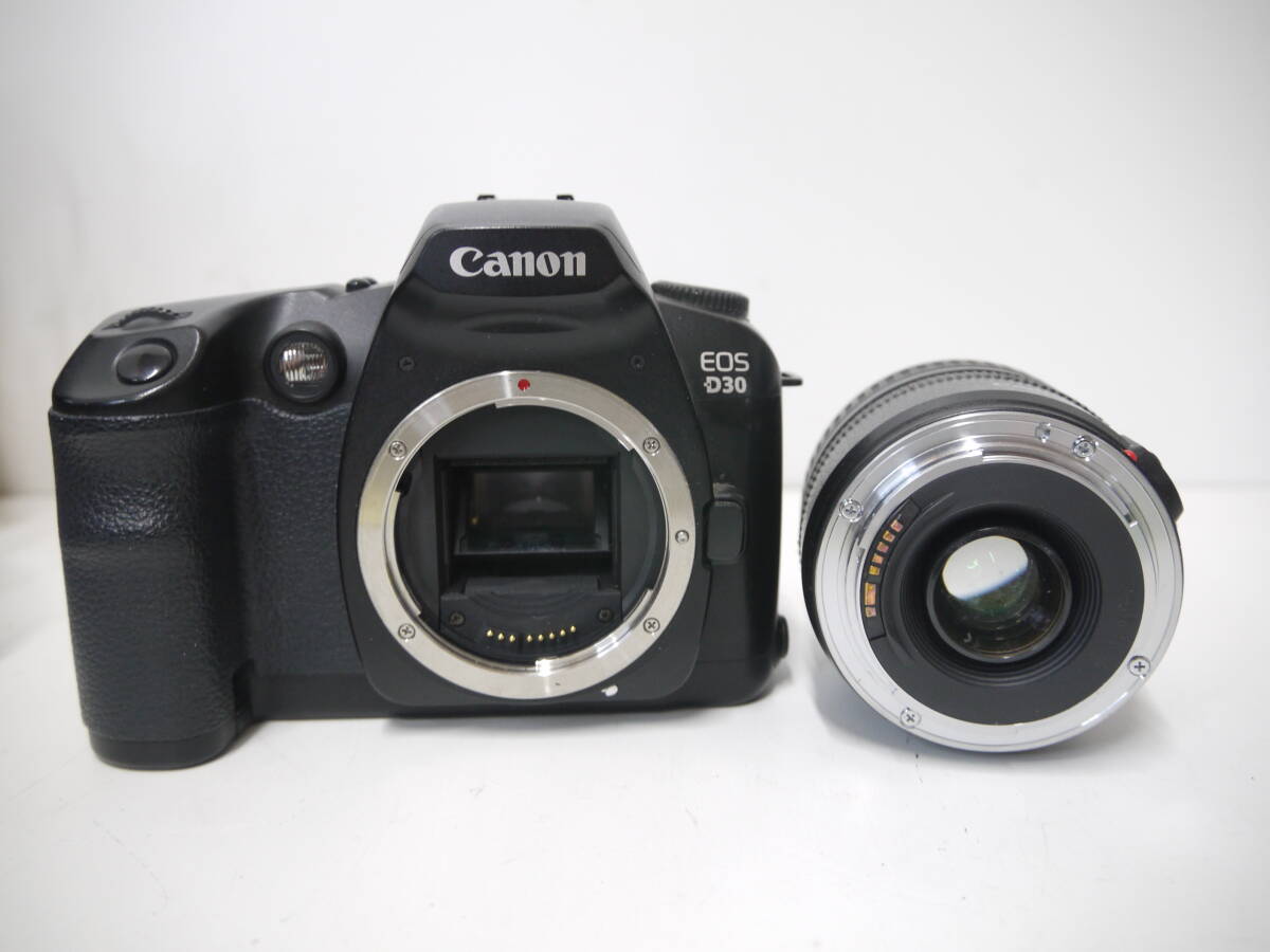 541 Canon EOS D30 CANON ZOOM LENS EF 28-105mm 1:3.5-4.5 ll USM キャノン デジタル一眼 デジカメ バッテリー欠品 _画像6