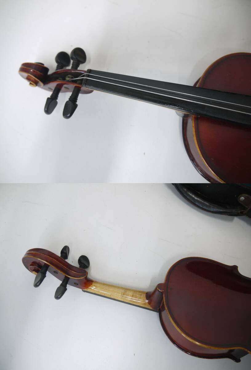 521 SUZUKI Copy of Antonius Stradivarius 1720 型番不明 スズキ バイオリン ハードケース付 弦楽器 の画像3