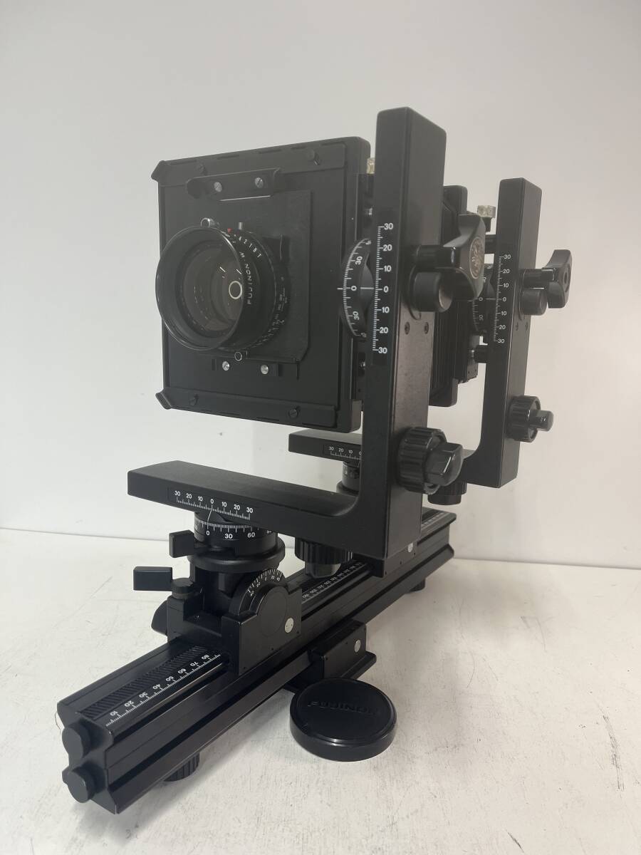 284 HORSEMAN OPTICAL BENCH MODULAR SYSTEM FUJINON W 1:5.6/210 шланг man большой размер камера Fuji non линзы есть 