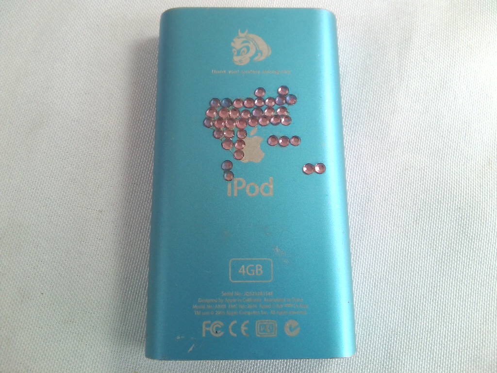 iPod mini A1051 4GB  ブルー 第2世代 本体のみ ★動作品！液晶割れの画像2