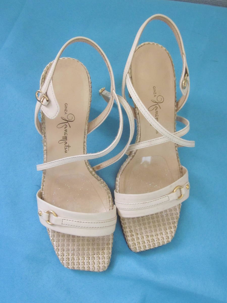 GINZA Kanematsu Ginza Kanematsu сандалии женская обувь указанный размер :22 каблук высота примерно 6cm шт. с коробкой 