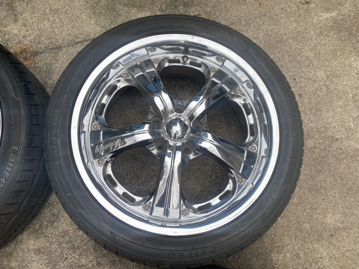 VELOCITY ホイール　18インチ アルミホイール 5H 18x71/2jj 225/45ZR184本セット_画像3