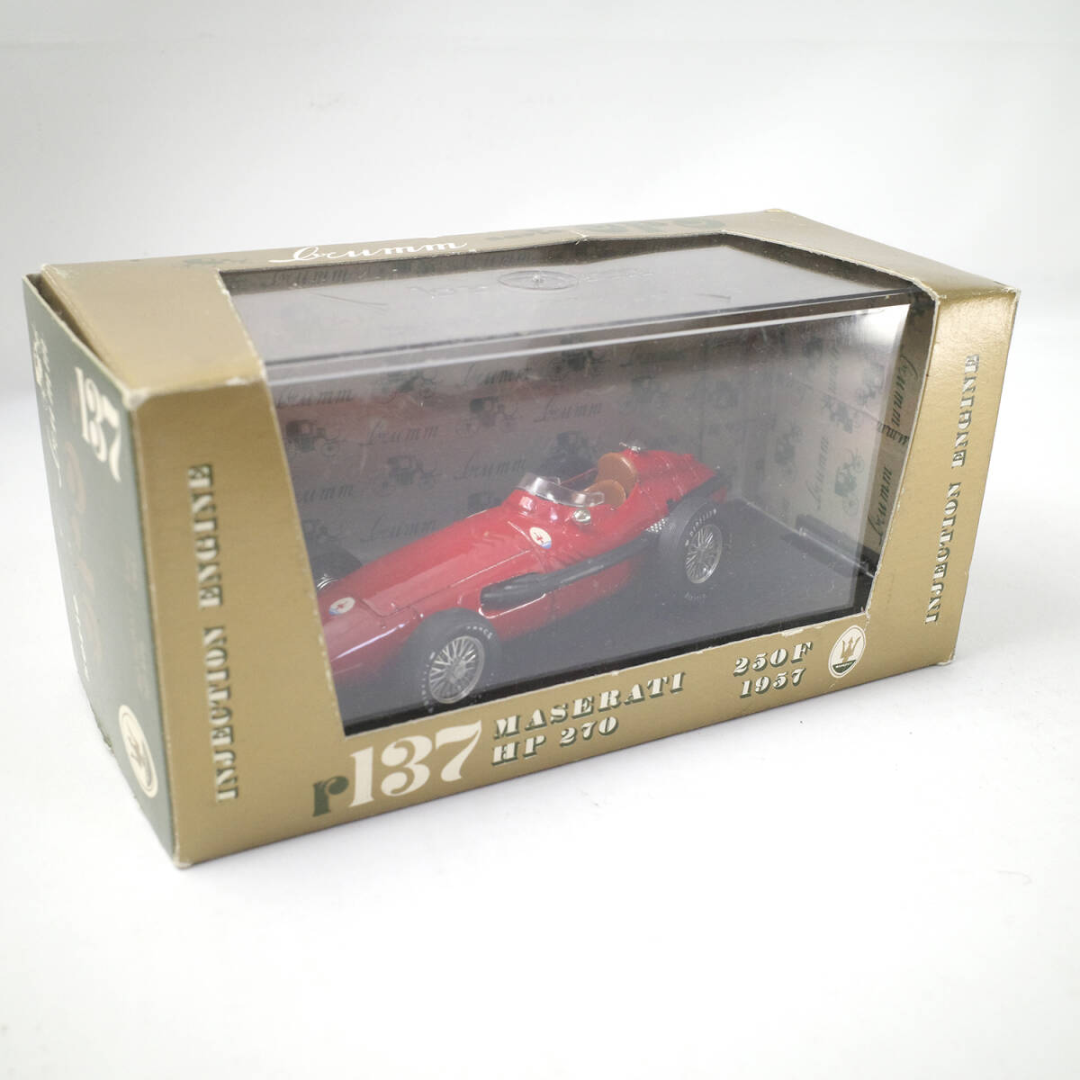 refle【箱つき】 ブルム　マセラティ MASERATI 250F HP 270 1957 oro r137 1/43 ［①］_画像4