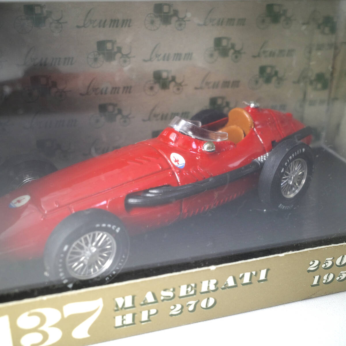 refle【箱つき】 ブルム　マセラティ MASERATI 250F HP 270 1957 oro r137 1/43 ［①］_画像6