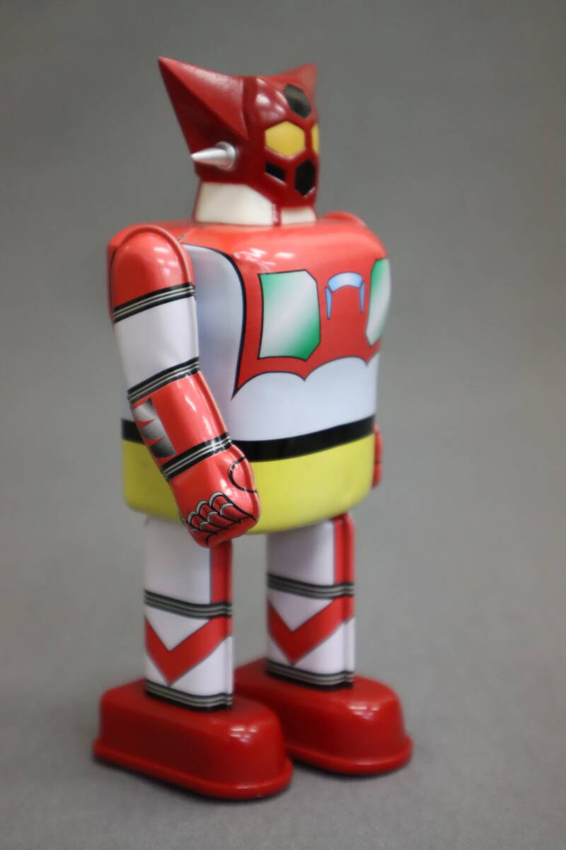 ■当時物 ゲッターロボ ミニブリキ人形 ゼンマイ走行 ゲッター1 マーミット MARMIT R ロボット ダイナミック企画 ブリキ玩具 昭和レトロの画像3