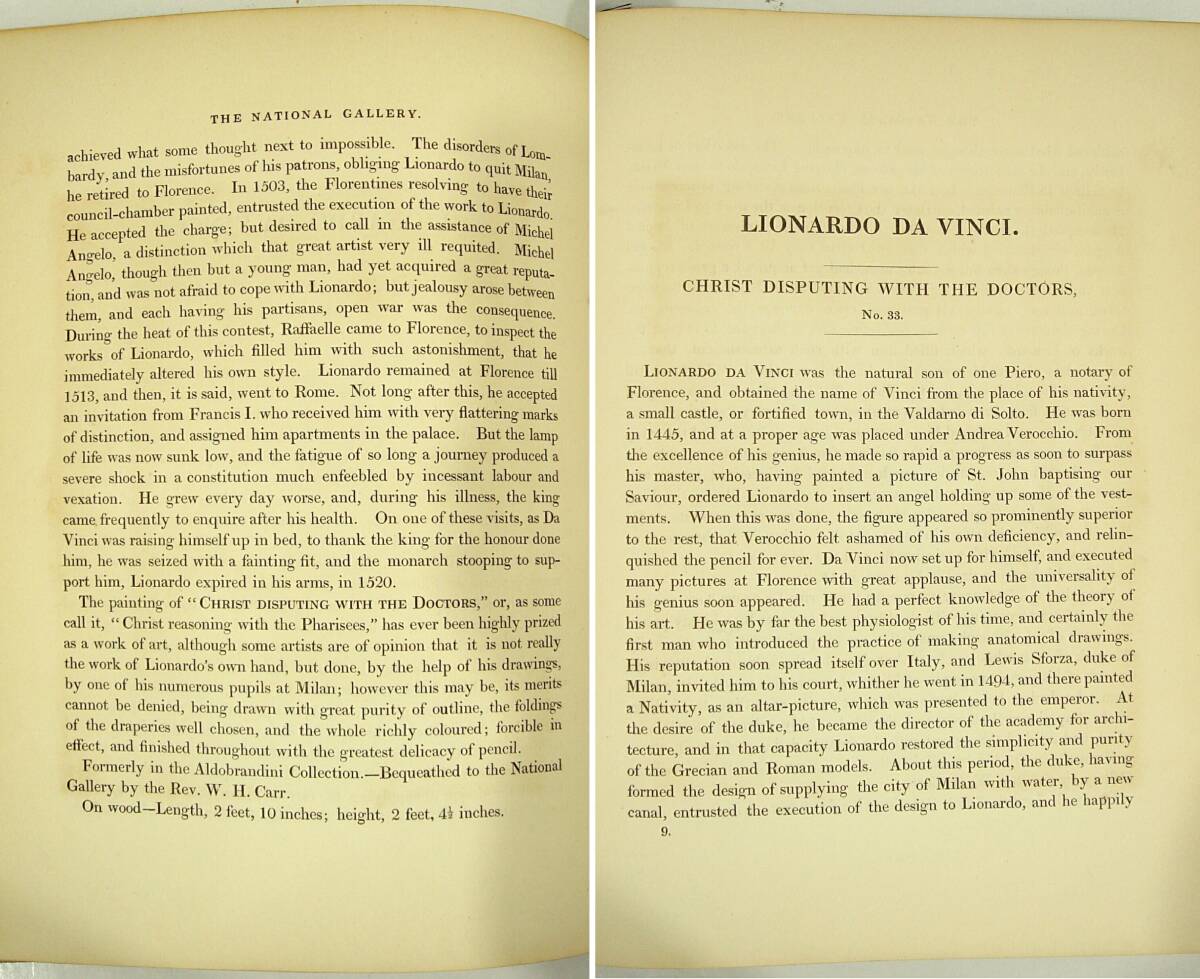 古書ヨーロッパ絵画画家THE NATIONAL GALLERY OF PICTURES BY THE GREAT MASTERSロンドン洋書ジョーンズ&カンパニーJONES & CO.イギリス_画像6