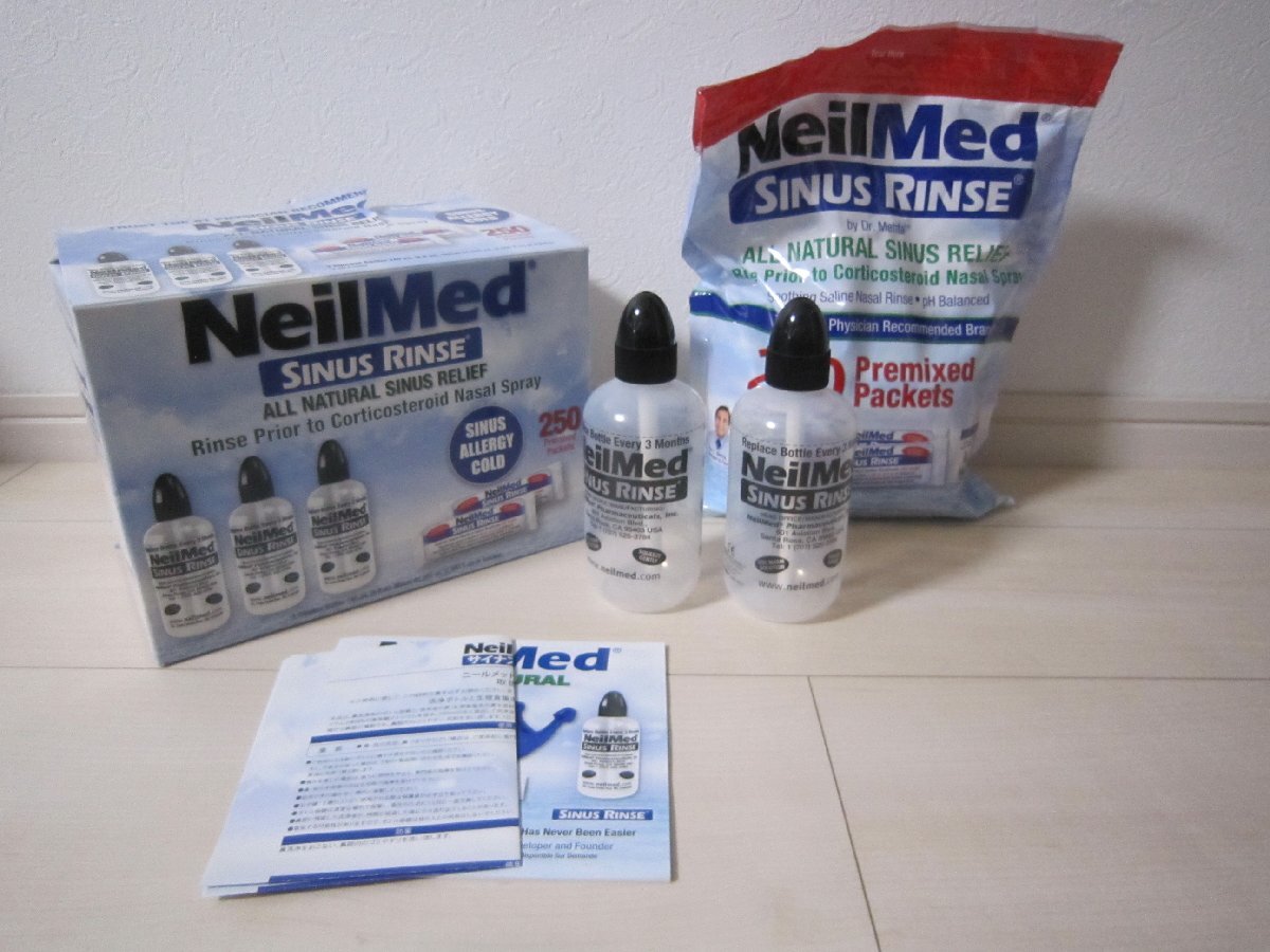 未使用 NeilMed ニールメッド Sinus Rinse 鼻洗浄 リフィル サイナスリンス用 生理食塩水の素_画像1