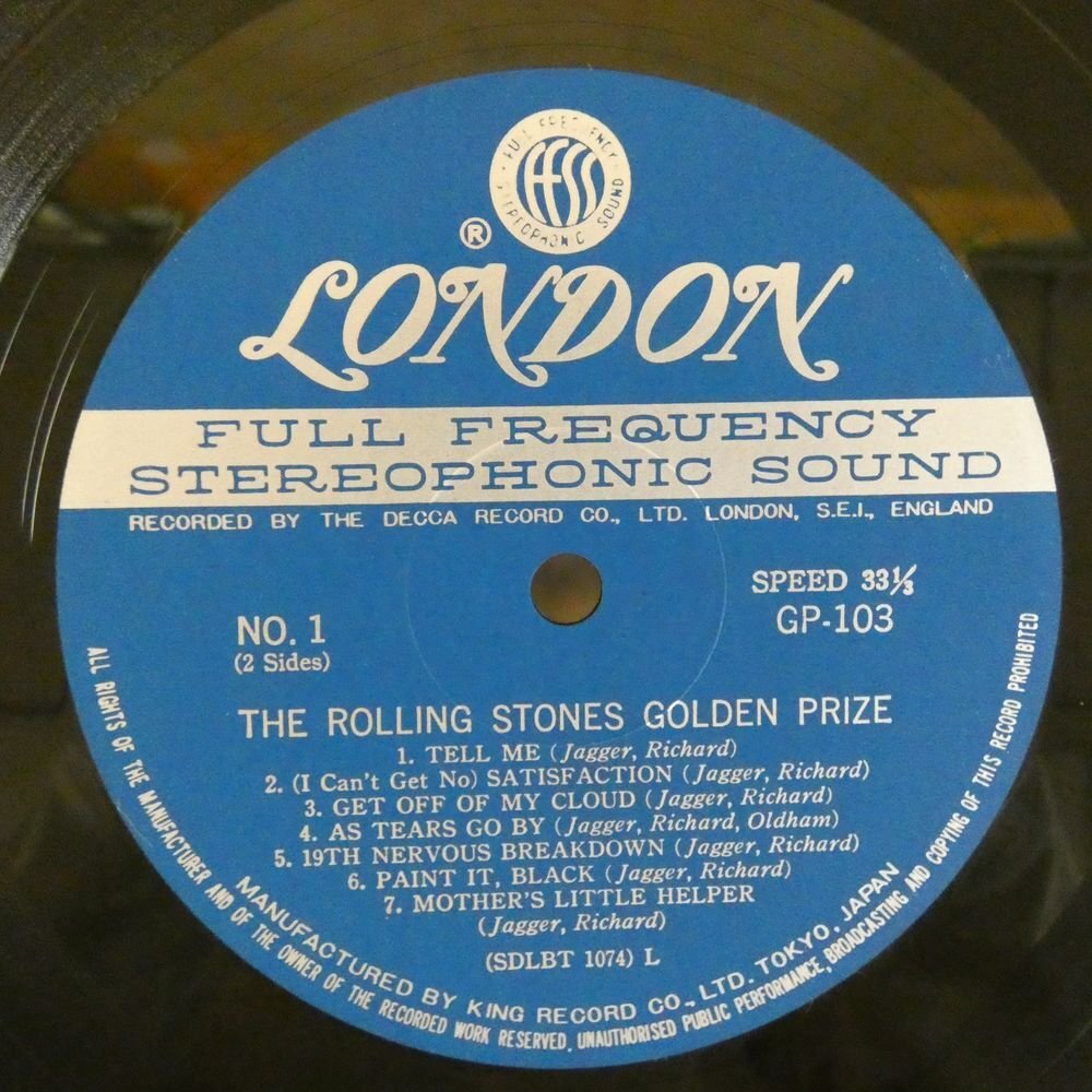 47054781;【国内盤/見開き】The Rolling Stones / Golden Prize_画像3