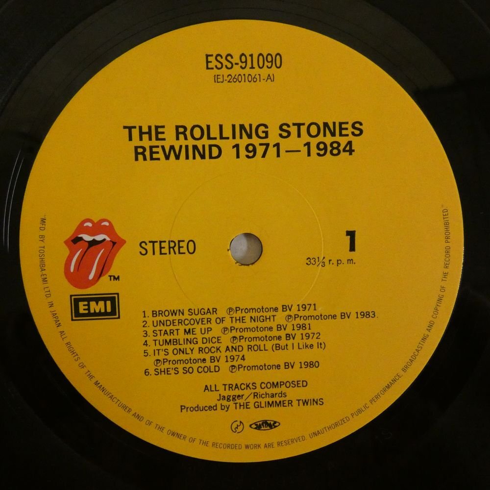 47055329;【国内盤/美盤】The Rolling Stones / Rewind (1971-1984)の画像3