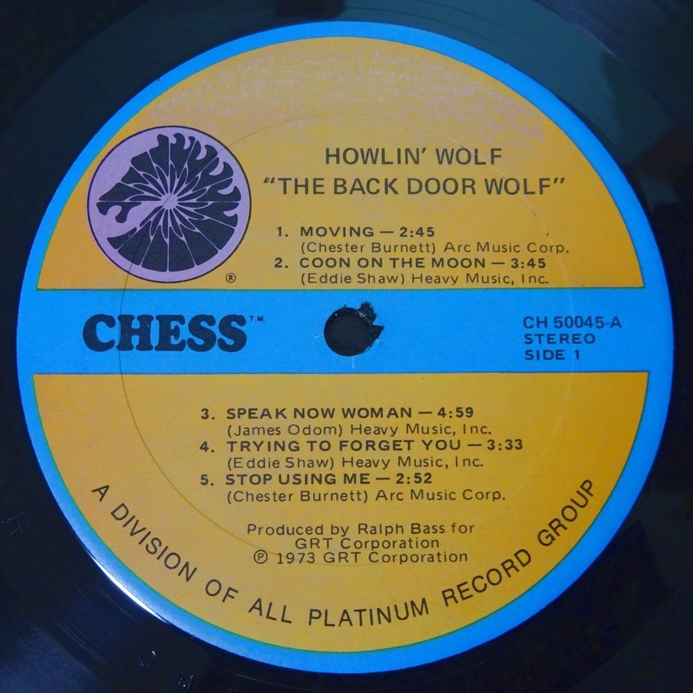 11185019;【US盤/Chess】Howlin' Wolf / The Back Door Wolfの画像3