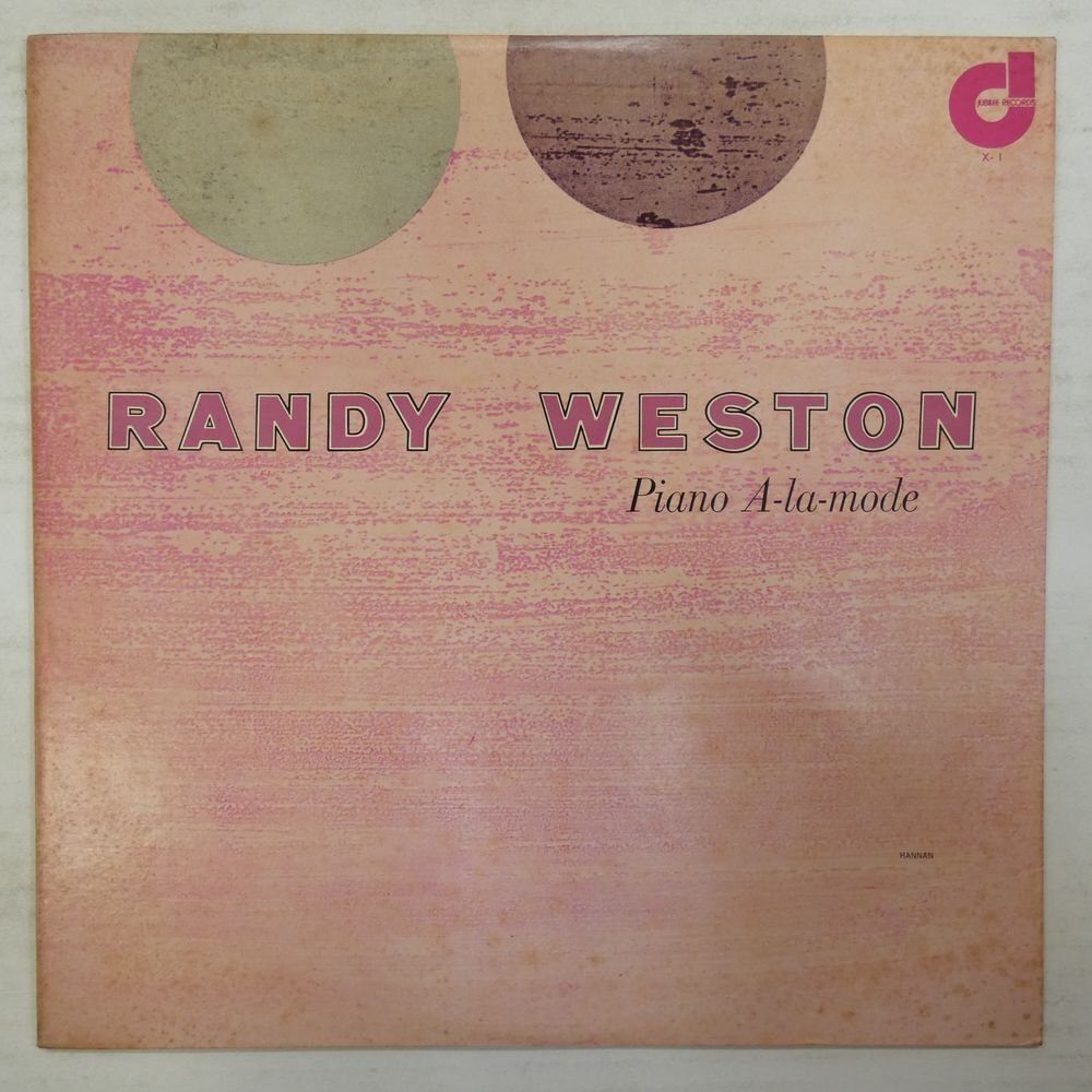 47053086;【国内盤】Randy Weston / Piano A-la-modeの画像1