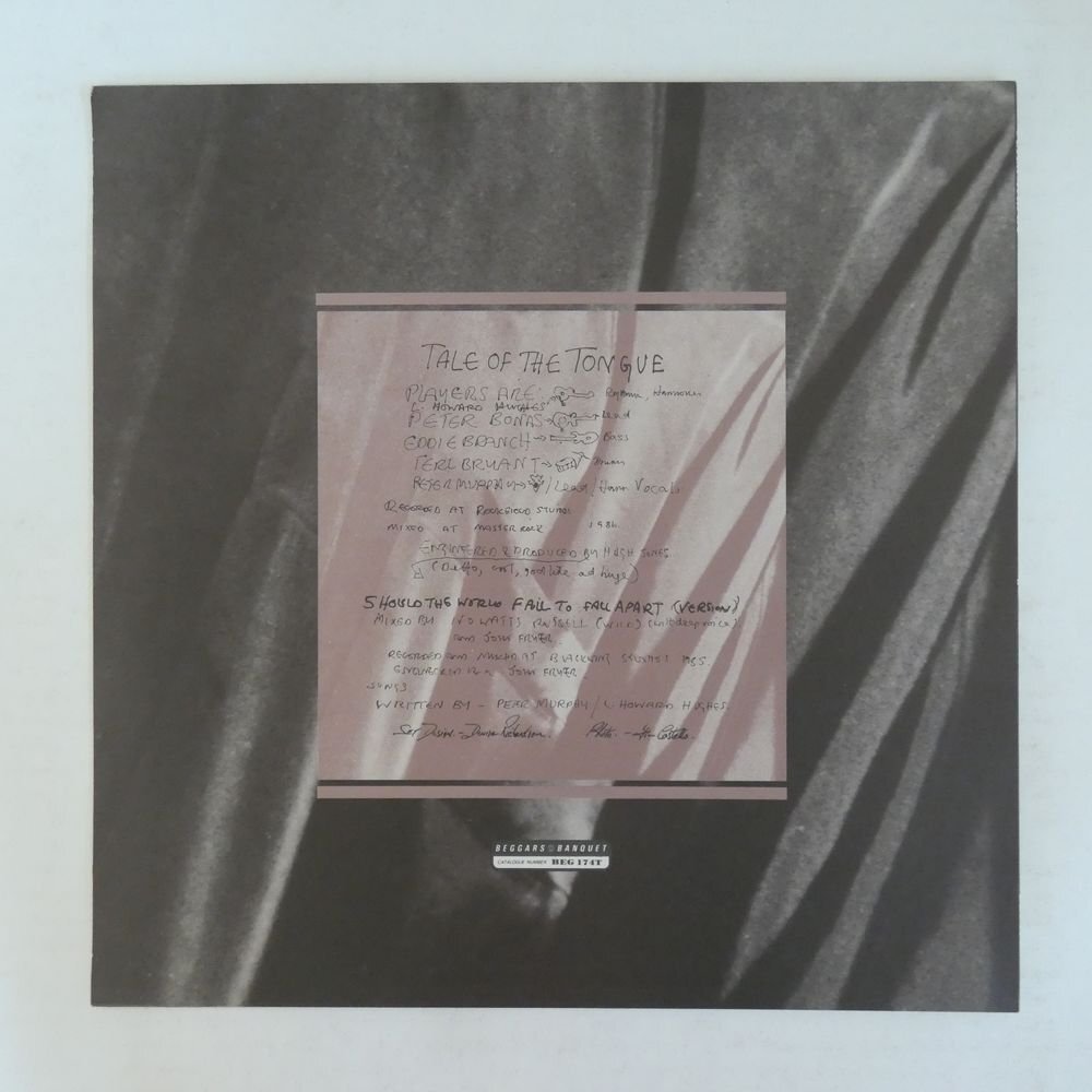 46069884;【UK盤/12inch/45RPM】Peter Murphy / Tale Of The Tongueの画像2