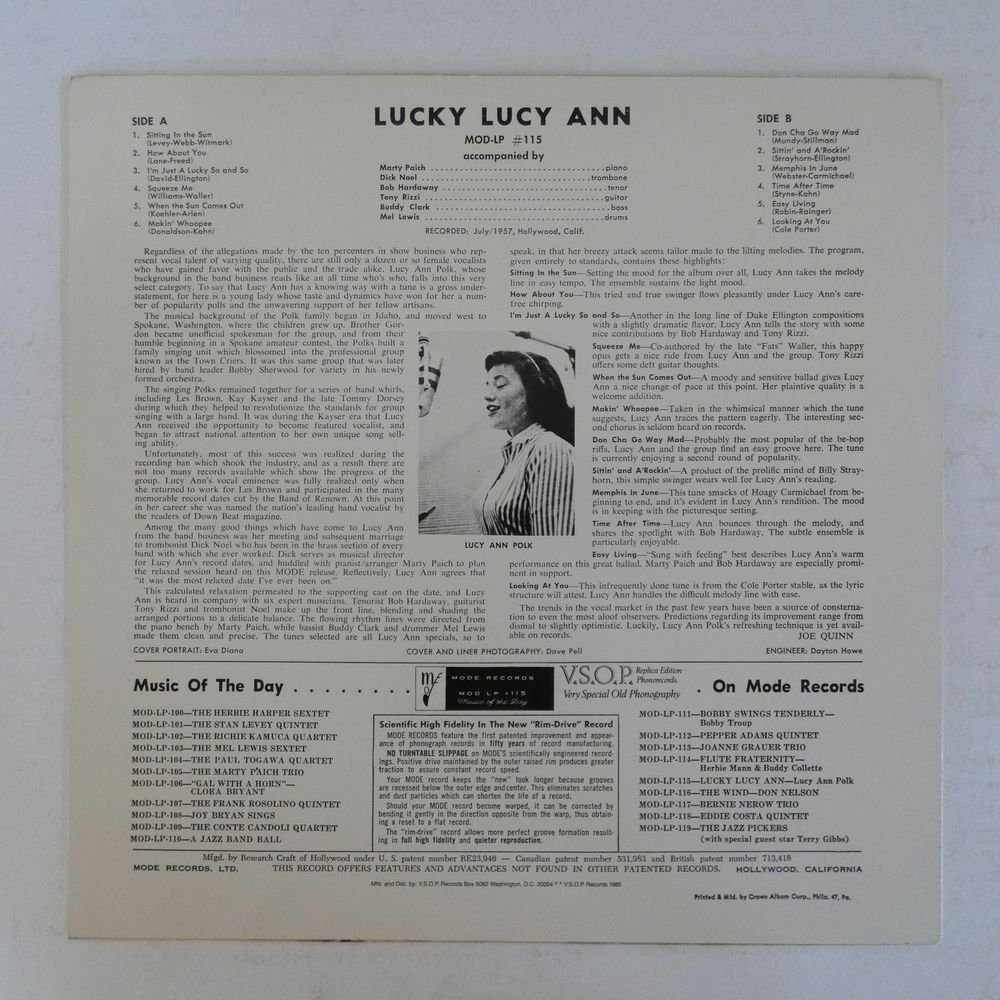 46069972;【US盤】Lucky Lucy Ann / S・Tの画像2